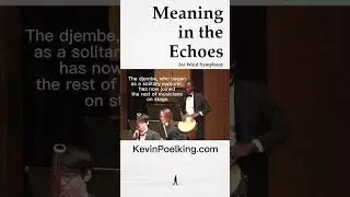 Meaning in the Echoes #band #woodwinds  #brass #percussion #conductor #coloradostateuniversity