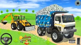 JCB, HMT, SAWARAZ, MAHINDRA DI, TRAKTOR TROLLEY BORI UNLOADING #jcb#dumper