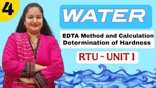 EDTA Method and Calculation | Determination of Hardness of Water | Engineering Chemistry RTU