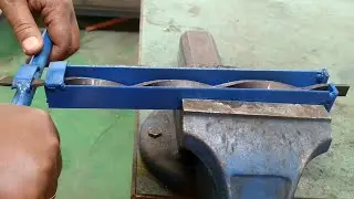 How to make the simplest twist bender from scrap metal
