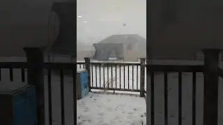 Crazy SNOW SQUALL Warning! #shorts #ExtremeStorms #clips #weather #snowsquall