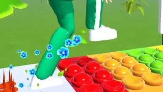 tippy toe😉🌈asmr android ios all levels gameplay pupugaming🎗😜