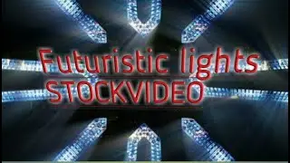 Futuristic Structure Lights Background |4k Background Video