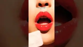 Neon Red Lips aur Ice Candy! #Shorts #Viral #LipsSnap