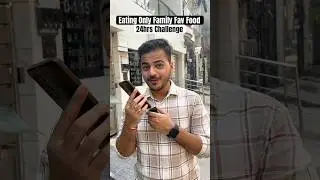 Eating Only Family Favourite Food | 24hrs Challenge 🔥😍 #shorts #food