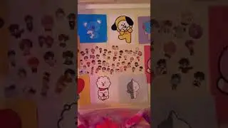 decorating my room bts and bt21 themed