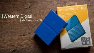 Распаковка жесткого диска Western Digital My Passport 4TB WDBYFT0040BBL-WESN 2.5 из rozetka.com.ua