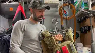 TOUGH HOOK PLATE CARRIER HEAVY WEIGHT CLOSET CLOTHES ARMOR HANGING WARDROBE SHELLBACK TACTICAL KIT