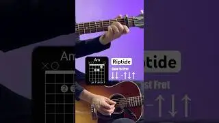 Easy guitar songs | Riptide #guitartutorial #guitar #guitarlesson