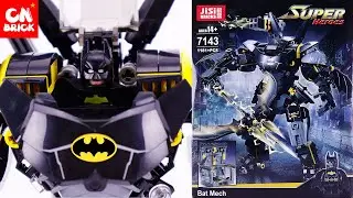 Unoffical LEGO BATMAN MECH 1181 PCS (SPEED BUILD) SETS  JISI BRICKS 7143 Unofficial lego lego videos