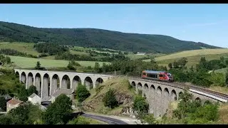 Des trains entre Lozére et Cévennes Juillet 2020