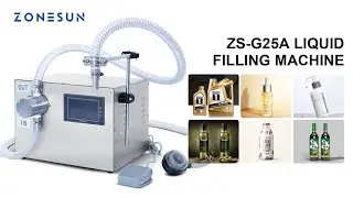 How To Use Semi-automatic High Flow Rate Magnetic Pump Liquid Filling Machine