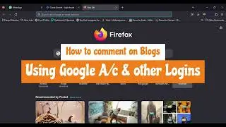 How to post comment in Blogs | Why we use Google Login in our Website | ComIT Solution