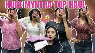 *Huge* Myntra Top Haul Under ₹500🔥 | Trendy & Affordable Tops You NEED😍!
