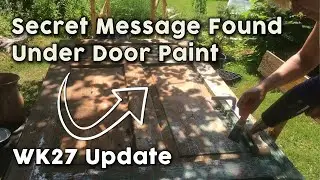 We Renovated a Door and Found A Nasty Message! | Latvian Homestead Update