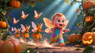 At The Pumpkin Farm Baby | Fun Farm Song for Kids | Autumn Adventure Nursery Rhyme