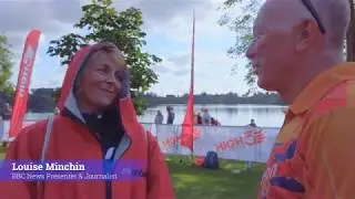 Louise Minchin at the Shropshire Triathlon