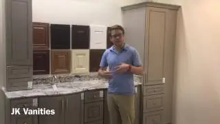 JK semi custom bathroom cabinets in Denver Colorado