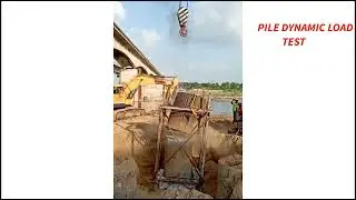 LIVE PILE DYNAMIC LOAD TEST ON SITE | VISHAL GAUR SITE VISIT 2022