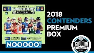 2018 Contenders Football Premium Retail Box Break - NOOOOO!
