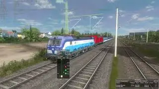 OpenRails CZ/SK The Route B - P - B activity zs21_From Dresden to Praha BP102 part 2 Dresden-Decin