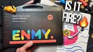 I Tried the CHEAPEST Posca Alternative&hellip; ENMY & POSCA UNBOXING & REVIEW🎨👀