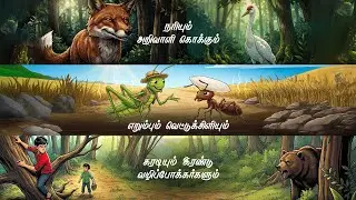 காலம் நேரம் பக்கமா உழைக்கும் எறும்புத்தின் கதை | The Bear and Two Friends Story | Nariyum Kokkum