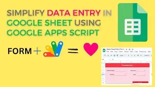 Google Таблицы | Ввод данных с помощью скрипта Google Apps