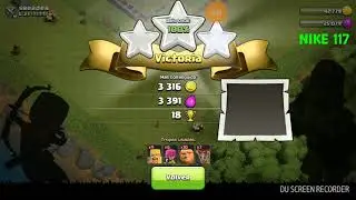 ( CLASH OF  CLANS )  2 partidas ganadas