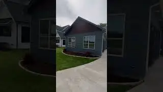 THIS HOUSE HAS A VERY UNIQUE BLUE EXTERIOR COLOR - CUSTOM - MATURE TREES - GREEN LANDSCAPE