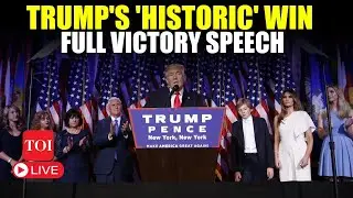 LIVE | 'We Made History' I Trump FULL Victory Speech | Historical Comeback I Florida