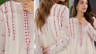Simple Hand Embroidery 100+ Designs ✨ | Kacha Tanka, Machine Work, Kurti, Neck, Dupatta, Sleeves