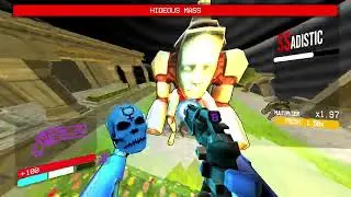 Beating 1-E with Limbo weapons only (ULTRAKILL)