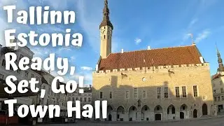 Estonia Tallinn Ready, Set, Go! Town Hall Square [4K]