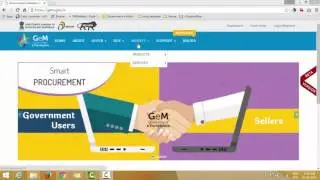 GeM Landing Page