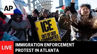 LIVE: Immigration enforcement protest in Atlanta