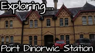 Exploring Port Dinorwic Railway Station - closed abandoned disused Felinheli Caernarfon Bangor