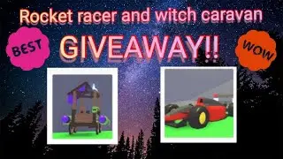 ROCKET RACER AND WITCH CARAVAN GIVEAWAY ADOPT ME ROBLOX