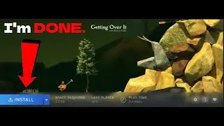 I Rage UNINSTALLED Getting Over It!💀