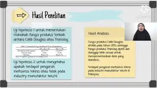 Review Jurnal Internasional | Technical Efficiency: Pendekatan Stochastic Frontier Analysis (SFA)