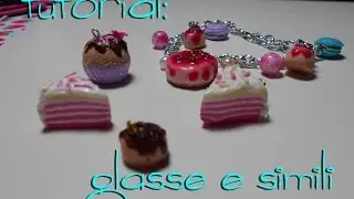 TUTORIAL fimo: glasse + Charms update