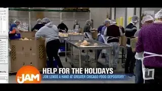 Jon Lends a Helping Hand at Greater Chicago Food Depository