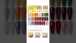 BORN PRETTY fall winter gel nail polish set | Basic Nail Art Tutorial