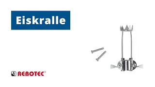 Eiskralle f&uuml;r Gehstock von Rebotec - Sicherheit bei Schnee und Eis