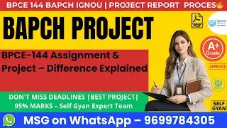 BPCE 144 Assignment & Project &ndash; Difference Explained BPCE 144 Assignment vs Project 🔥 Explained