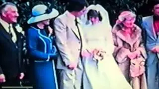 Julia and Jonathan Targett Wedding Day April 16 1977