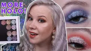 Glam Shop Holo Eyeshadows | 4 More Shades! | 3 Looks