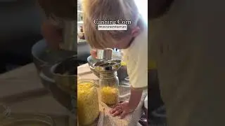 🌽 Canning a Years Worth of Corn!! #shorts