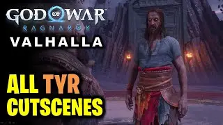 Все сцены Тира в Вальхалле | God of War Ragnarok (DLC Valhalla)