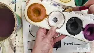 Color, value and shading with tempera cakes
